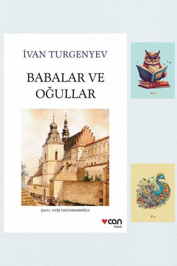 Dara Yayınları Babalar Ve Oğullar - Ivan Sergeyeviç Turgenyev - Can Yayınları - 9789750739514 - Not Defterli Seti - Dara - Image 1