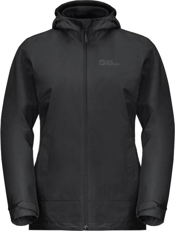 Jack Wolfskin Moonrıse 3ın1 Siyah Kapşonlu Kadın Mont - Image 1