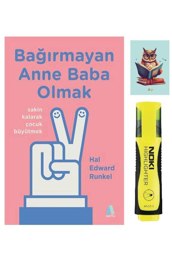 Dara Yayınları Bağırmayan Anne Baba Olmak-Hal Edward Runkel-Aganta Yayınları-Sarı Fosforlu Kalem-Not Defteri Seti - Dara - Image 1