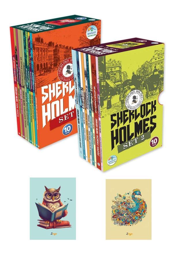 Dara Yayınları Sherlock Holmes Serisi Maviçatı Yayınları 9915982848384 Özel Not Defterli Seti (20 Kitap) - Dara - Image 1