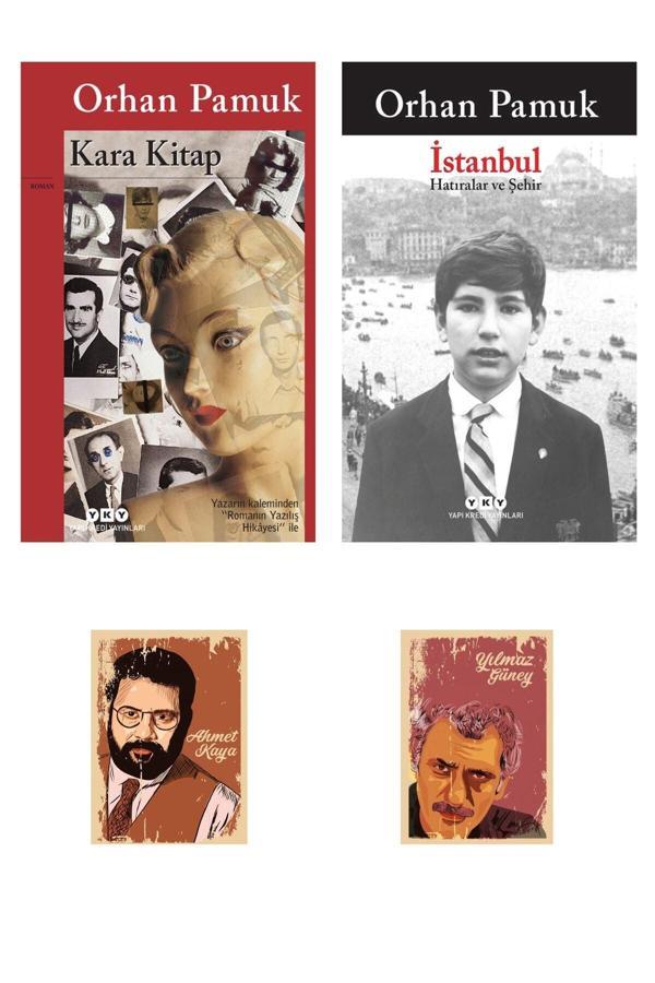 Yapı Kredi Yayınları Orhan Pamuk Romanları - Istanbul Romanı 9789750807169 - Kara Kitap 9789750826139 - Defterli Seti - Yapı Kredi Yayınları - Image 1