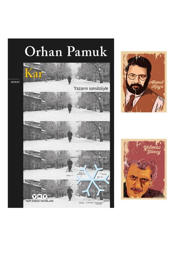 Yapı Kredi Yayınları Kar - Orhan Pamuk - Roman Seti - Yılmaz Güney Ahmet Kaya Not Defterli - Yapı Kredi Yayınları - Image 1