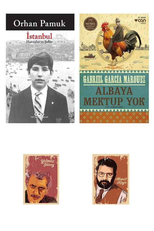 Yapı Kredi Yayınları İstanbul Orhan Pamuk - Albaya Mektup Yok Gabriel Garcia Marquez - Defterli Seti - Yapı Kredi Yayınları - Image 1