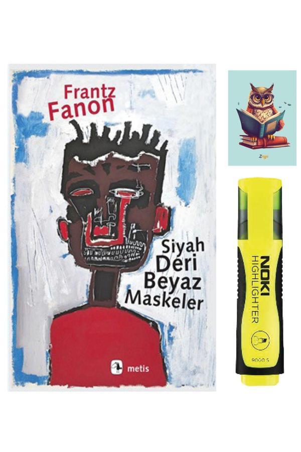 Metis Yayınları Siyah Deri Beyaz Maskeler - Frantz Fanon - Sarı Fosforlu Kalem - Not Defter Seti - Metis Yayınları - Image 1