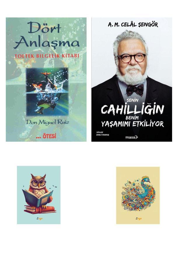 Ötesi Yayıncılık Dört Anlaşma - Senin Cahilliğin Benim Yaşamımı Etkiliyor - Celal Şengör Kitapları (2 Not Defterli) - Ötesi Yayıncılık - Image 1