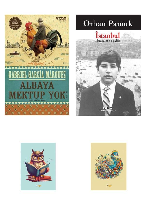 Dara Yayınları Istanbul Orhan Pamuk 9789750807169 - Albaya Mektup Yok 9789750725616- Not Defterli Seti - Dara - Image 1