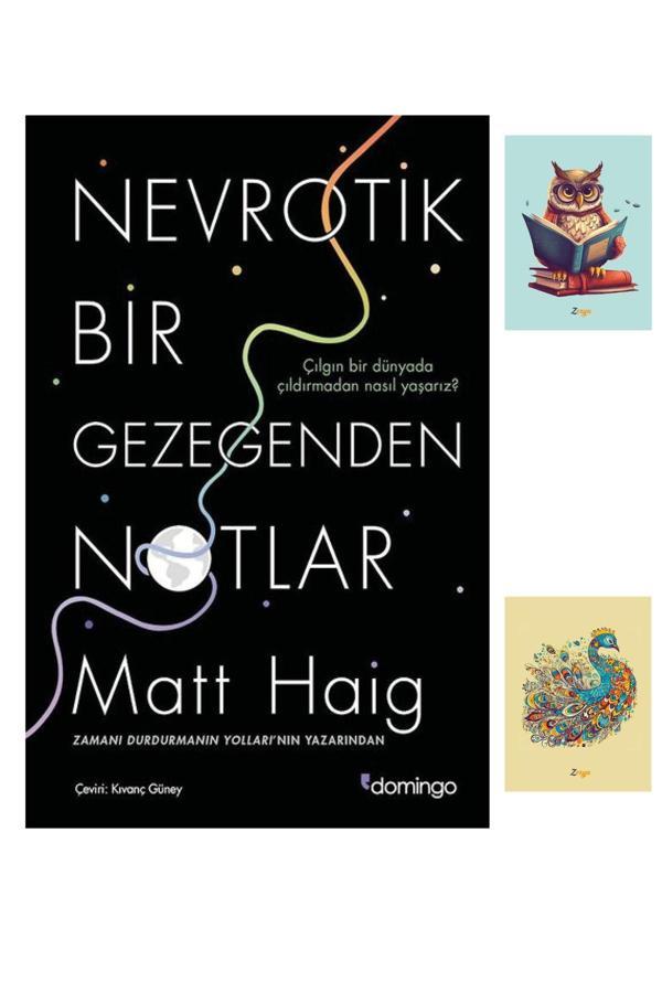 Dara Yayınları Nevrotik Bir Gezegenden Notlar 9786051981086 - Domingo - Matt Haig (2 Not Defterli) - Dara - Image 1