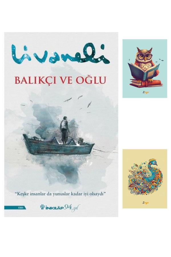 Dara Yayınları Balıkçı Ve Oğlu Romanı - Zülfü Livaneli 9789751042125 - Not Defteri Seti - Dara - Image 1