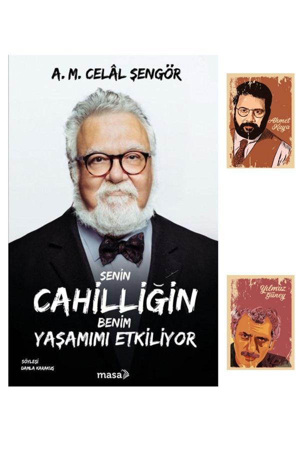 Masa Kitap Senin Cahilliğin Benim Yaşamımı Etkiliyor - Celâl Şengör - A. Kaya Y. Güneyli Not Defteri Seti - Masa Kitap - Image 1