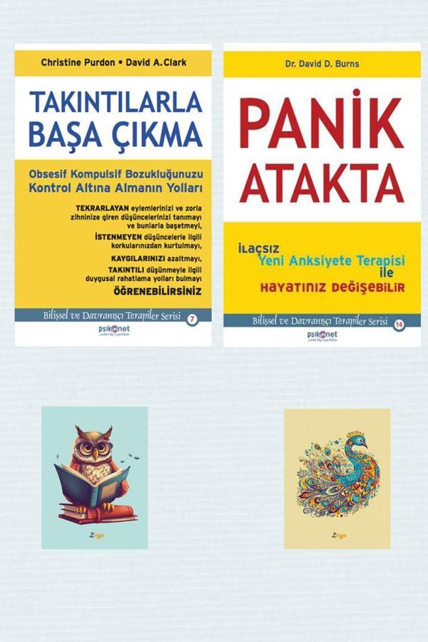 Psikonet Takıntılarla Başa Çıkma - Panik Atakta - - (2 Not Defterli) - Psikonet - Image 1