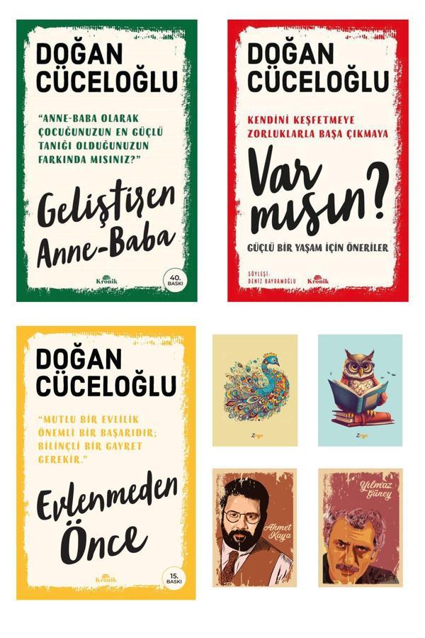 Dara Yayınları Doğan Cüceloğlu - Evlenmeden Önce - Geliştiren Anne Baba - Var Mısın (4 Not Defterli) - Dara - Image 1