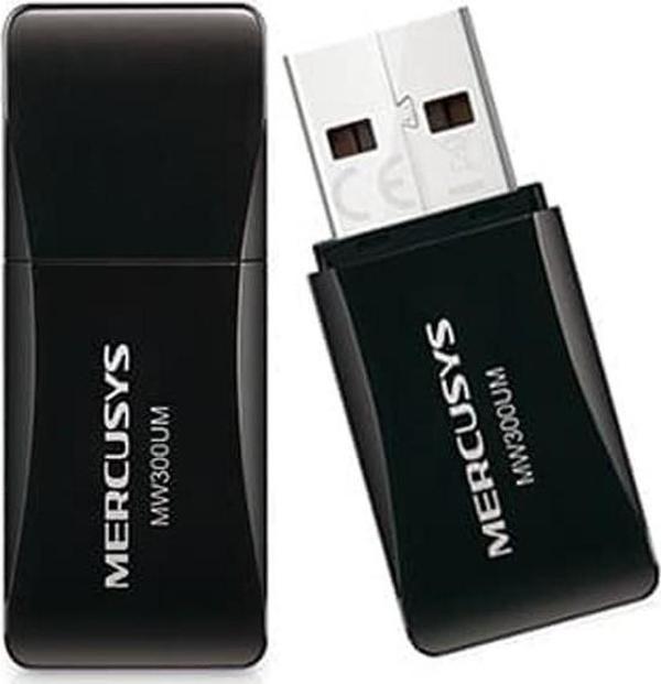 TP-Link Mercusys 300 Mbps Mini Kablosuz Usb Adaptör Mw300Um - Image 1