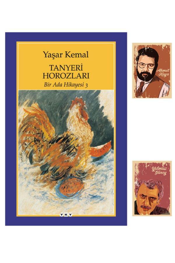 Yapı Kredi Yayınları Bir Ada Hikayesi 3 - Tanyeri Horozları Yaşar Kemal Yapı Kredi - A. Kaya Y. Güneyli Not Defteri Seti - Yapı Kredi Yayınları - Image 1