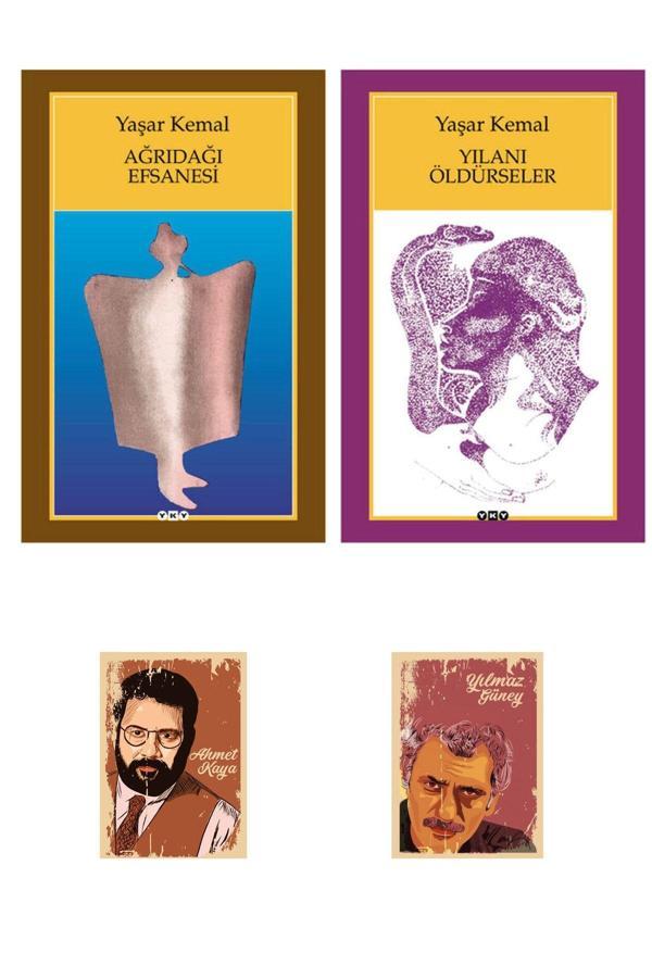 Yapı Kredi Yayınları Ağrıdağı Efsanesi - Yaşar Kemal 9789750807411 - Yılanı Öldürseler - 9789750807046 Defterli Özel Seti - Yapı Kredi Yayınları - Image 1