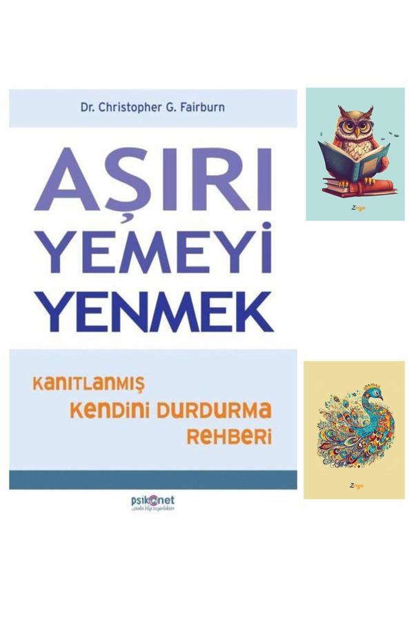 Psikonet Aşırı Yemeyi Yenmek - Christopher G. Fairburn - - 9786056950414 (2 Not Defterli) - Psikonet - Image 1