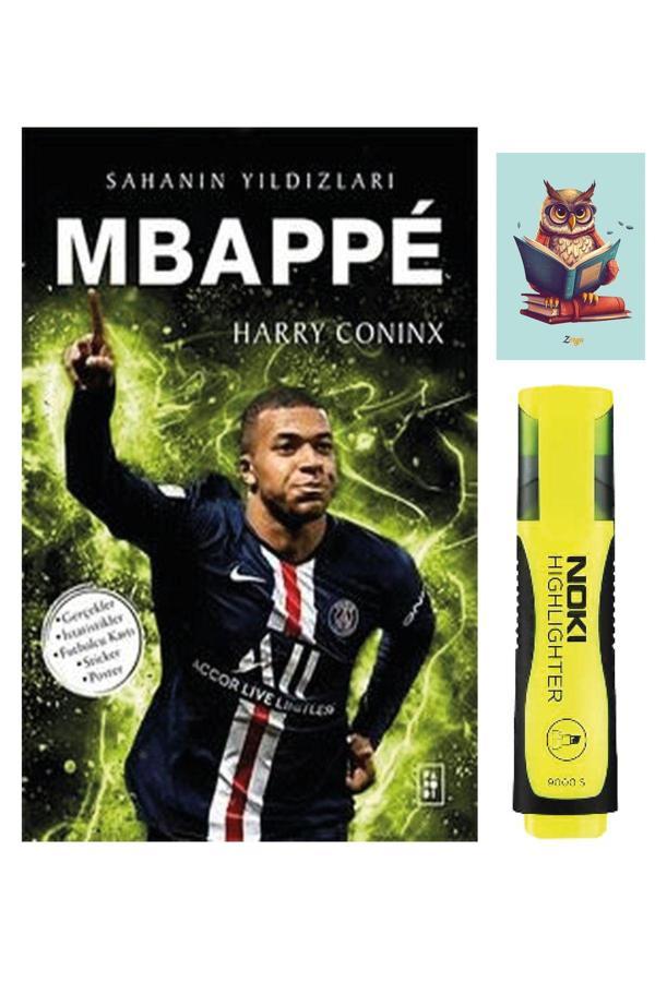 Parodi Yayınları Mbappe - Sahanın Yıldızları - Harry Coninx - Sarı Fosforlu Kalem - Not Defter Seti - Parodi Yayınları - Image 1