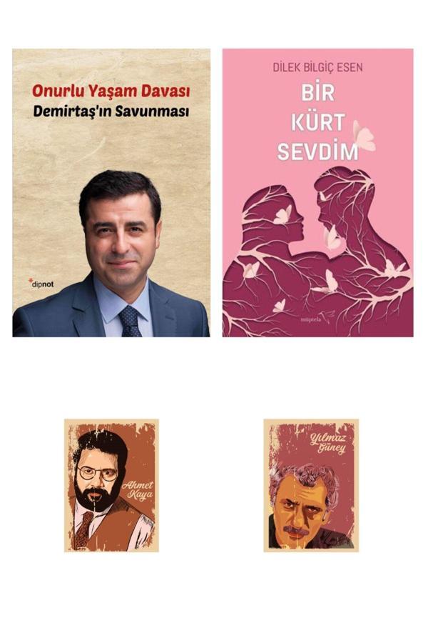 Dara Yayınları Selahattin Demirtaş'In Savunması - Onurlu Yaşam Davası - Bir Kürt Sevdim - Not Defter Seti - Dara - Image 1
