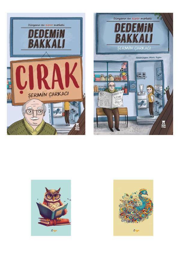 Dara Yayınları Dedemin Bakkalı - Dedemin Bakkalı Çırak - Şermin Yaşar Kitapları (2 Kitap - 2 Not Defteri) - Dara - Image 1