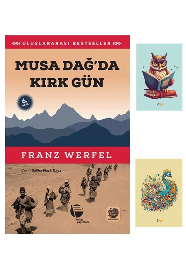 Dara Yayınları Musa Dağda Kırk Gün - Franz Werfel 9789753443807 Belge Yayınları (2 Not Defterli) - Dara - Image 1