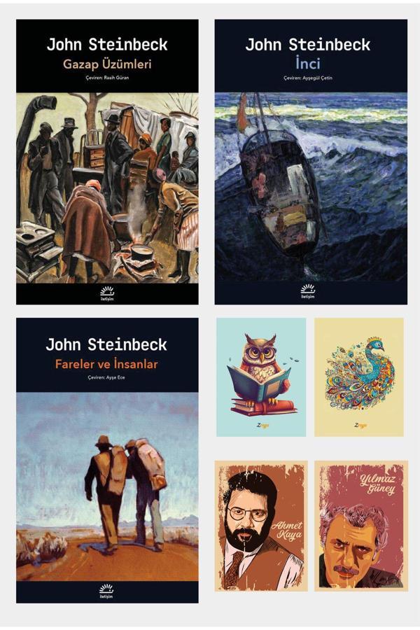 Dara Yayınları Fareler Ve İnsanlar Kitabı - Gazap Üzümleri Romanı - İnci John Steinbeck Kitapları (4 Not Defterli) - Dara - Image 1