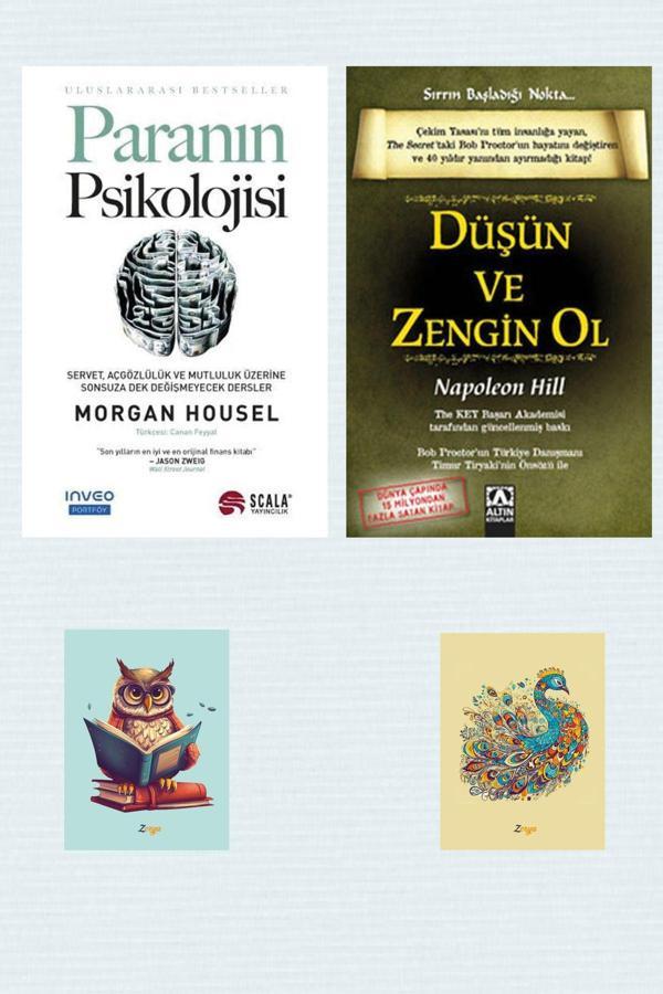 Scala Yayıncılık Paranın Psikolojisi - Morgan Housel - Düşün Ve Zengin Ol - Napoleon Hill - (2 Not Defterli) - Scala Yayıncılık - Image 1