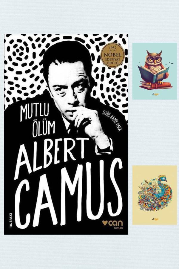 Dara Yayınları Mutlu Ölüm - Albert Camus - Can Yayınları - 9789750730108 - Not Defterli Seti - Dara - Image 1