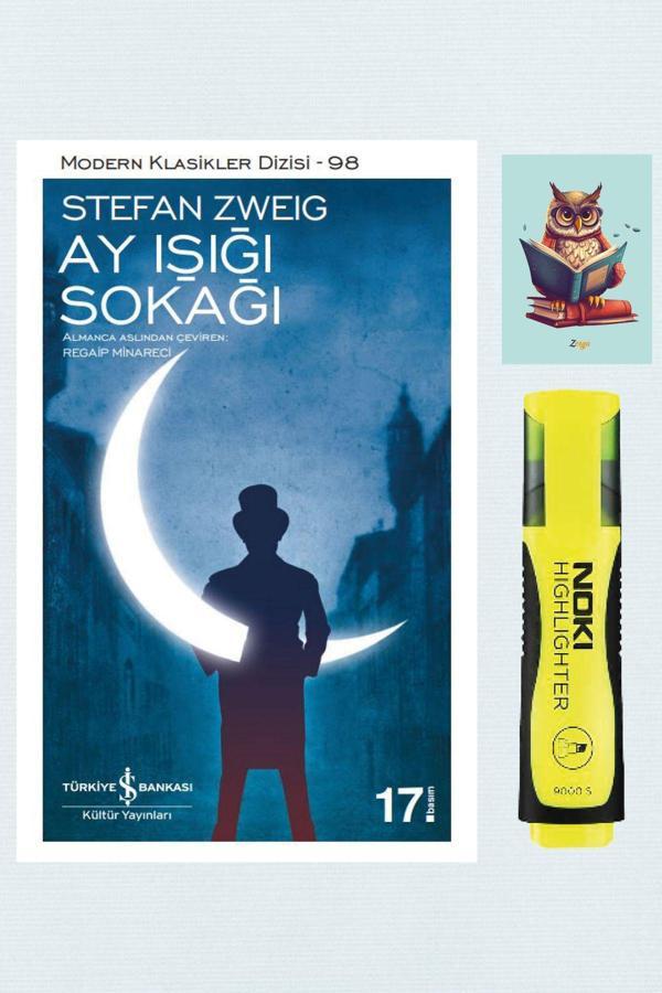 Dara Yayınları Ay Işığı Sokağı - Stefan Zweig - Iş Bankası Kültür Yayınları (Fosforlu Kalem - Baykuş Not Detferli) - Dara - Image 1