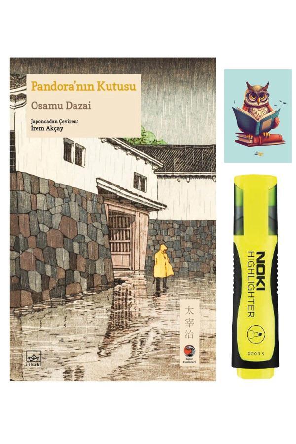 Dara Yayınları Pandoranın Kutusu - Osamu Dazai - Ithaki Yayınları (Fosforlu Kalem Ve Baykuş Not Defterli) - Dara - Image 1