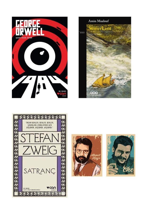 Dara Yayınları Semerkant Amin Maalouf - Satranç Stefan Zweig - 1984 George Orwell Romanları Seti - Dara - Image 1