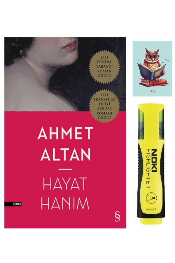 Everest Yayınları Hayat Hanım-Ahmet Altan-Sarı Fosforlu Kalem-Not Defteri Seti - Everest Yayınları - Image 1
