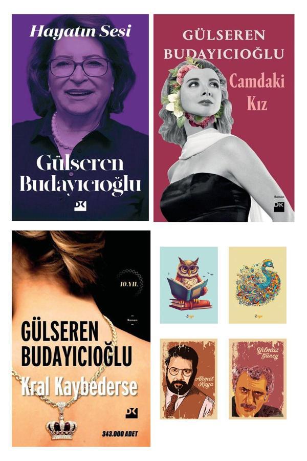 Dara Yayınları Gülseren Budayıcıoğlu Kitapları - Kral Kaybederse - Hayatın Sesi - Camdaki Kız (4 Not Defterli) - Dara - Image 1