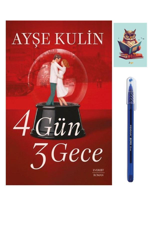 Everest Yayınları 4 Gün 3 Gece Romanı -Ayşe Kulin - 9786253692018 - ( Kalem Ve Not Defterli ) - Everest Yayınları - Image 1
