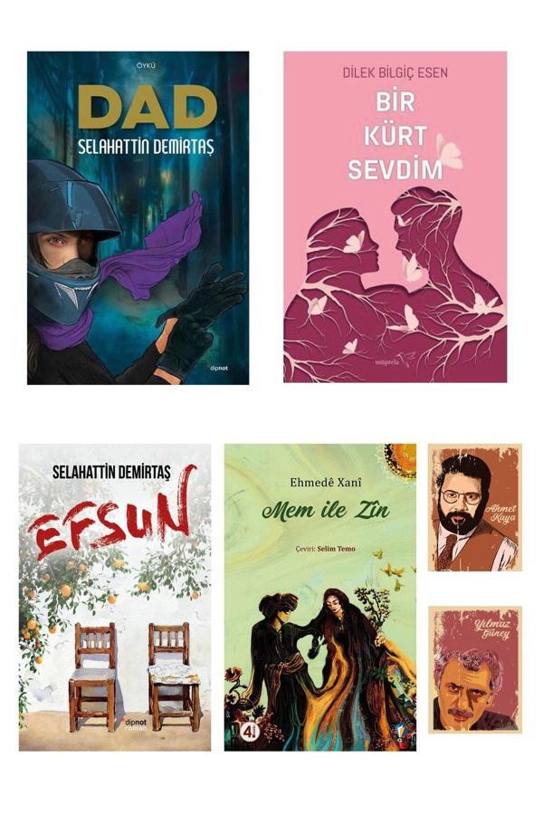 Dipnot Yayınları Selahattin Demirtaş Kitapları Dad Efsun - Bir Kürt Sevdim - Mem Ile Zin Defterli Özel Seti - Dipnot Yayınları - Image 1