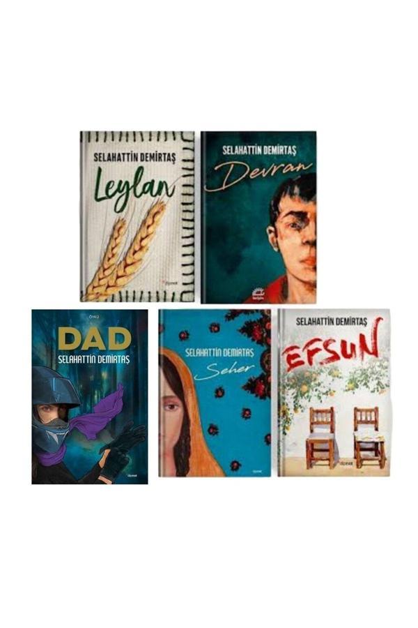 Dipnot Yayınları Selahattin Demirtaş Kitap Seti - Dad - Leylan - Seher- Devran - Efsun - Dipnot Yayınları - Image 1
