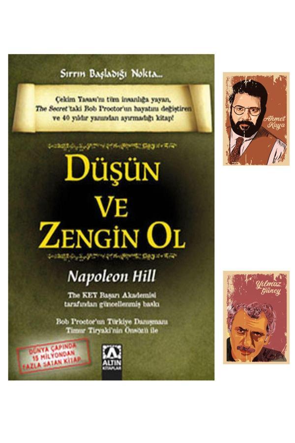 Dara Yayınları Düşün Ve Zengin Ol - Napoleon Hill - Altın Kitaplar - Ahmet Kaya Yılmaz Güneyli Not Defteri Seti - Dara - Image 1