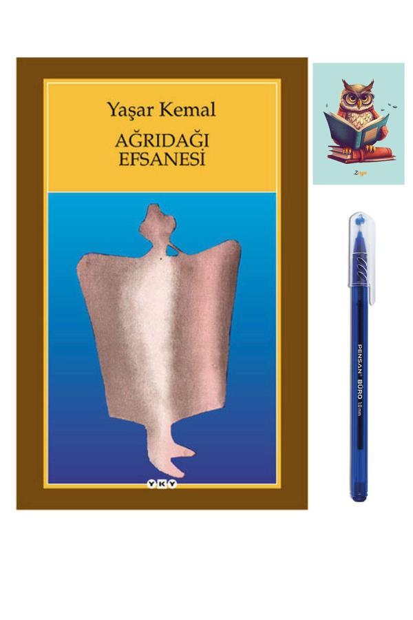 Dara Yayınları Ağrıdağı Efsanesi - Yaşar Kemal 9789750807411 - Pensan Büro Mavi Tükenmez Kalem - Dara - Image 1