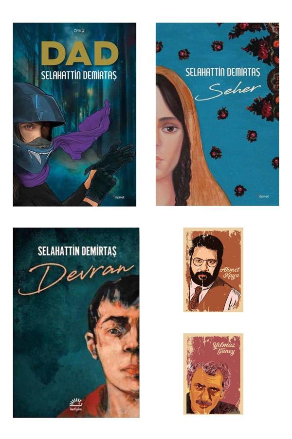 Dipnot Yayınları Selahattin Demirtaş Kitapları - Dad - Seher -Devran Kitabı -Yılmaz Güney Ahmet Kaya Not Defteri Seti - Dipnot Yayınları - Image 1