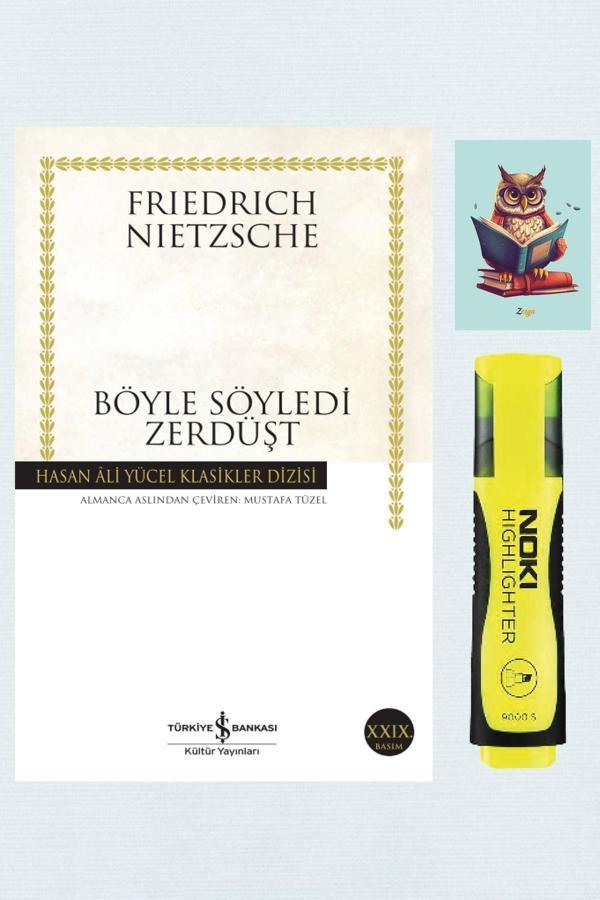 Dara Yayınları Böyle Söyledi Zerdüşt - Friedrich Wilhelm Nietzsche - Sarı Fosforlu Kalem Not Defter Seti - Dara - Image 1