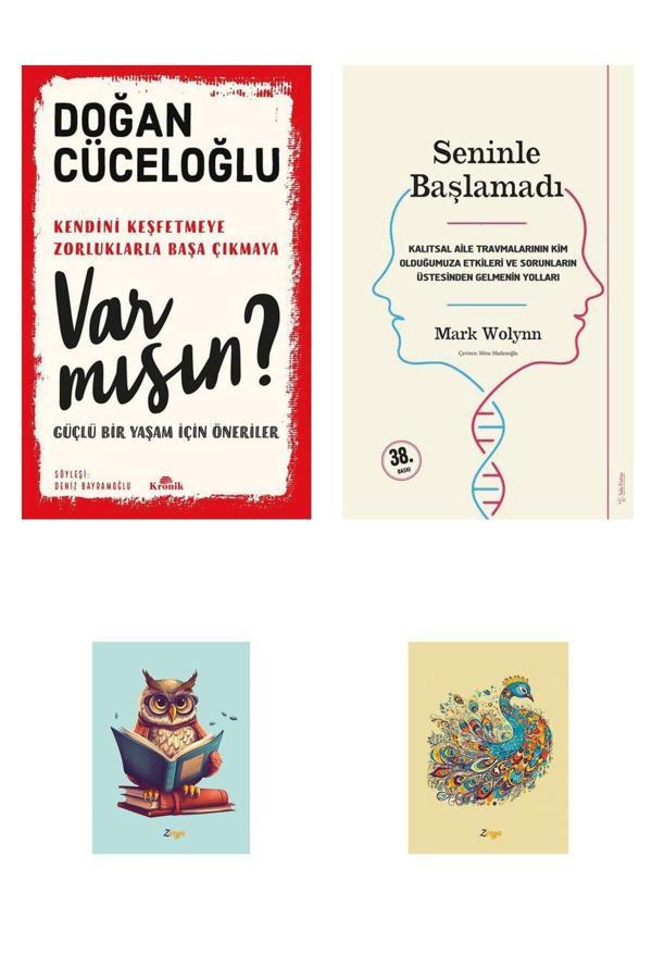 Dara Yayınları Var Mısın - Doğan Cüceloğlu - Seninle Başlamadı - Mark Wolynn (2 Not Defterli) - Dara - Image 1