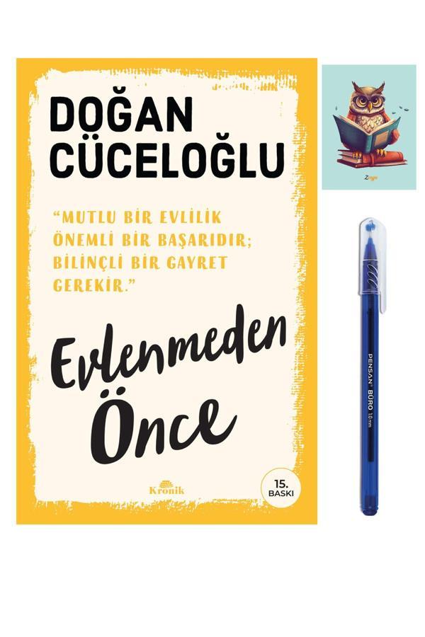 Dara Yayınları Evlenmeden Önce 9786257631600 - Doğan Cüceloğlu - Pensan Büro Mavi Tükenmez Kalem - Dara - Image 1