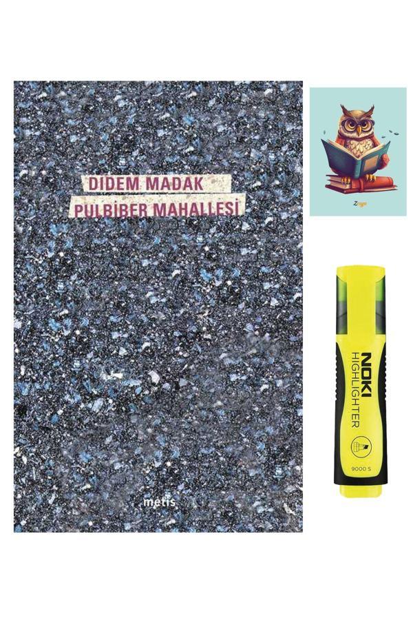 Metis Yayınları Pulbiber Mahallesi Didem Madak - Sarı Fosforlu Kalem - Not Defter Seti - Metis Yayınları - Image 1