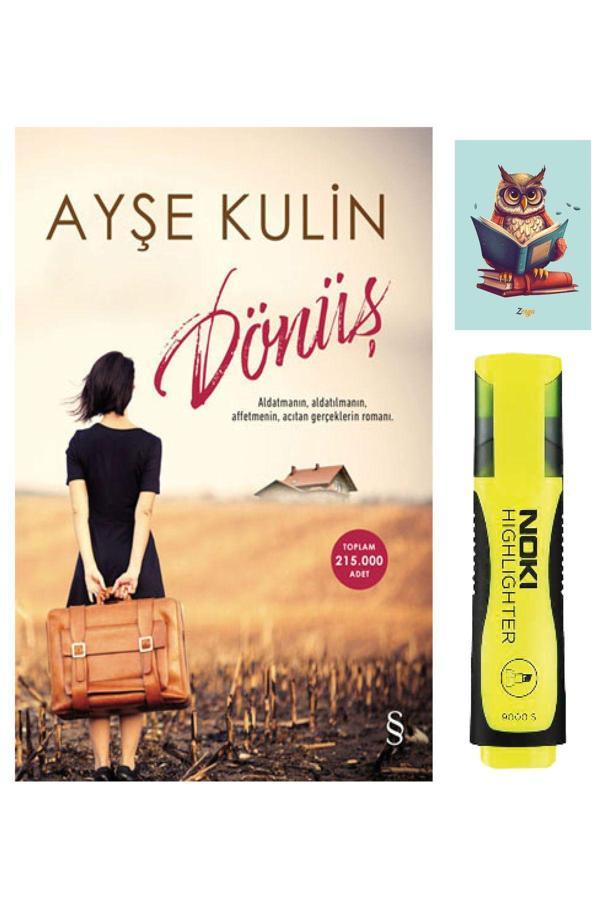 Everest Yayınları Dönüş-Ayşe Kulin-Sarı Fosforlu Kalem-Not Defteri Seti - Everest Yayınları - Image 1