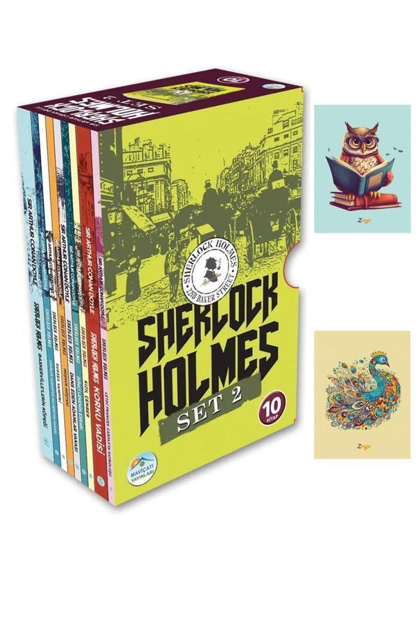 Dara Yayınları Sherlock Holmes Serisi - Maviçatı Yayınları 9786052946176 Özel Not Defterli Seti (10 Kitap) - Dara - Image 1