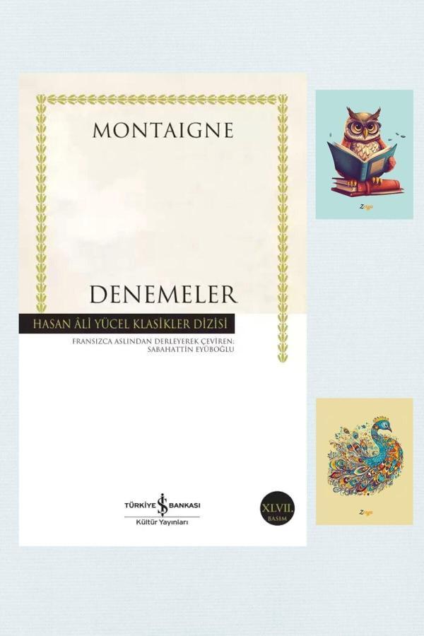 İş Bankası Kültür Yayınları Denemeler - Hasan Ali Yücel Klasikleri - Montaigne - 9789754586985 (2 Not Defterli) - İş Bankası Kültür Yayınları - Image 1