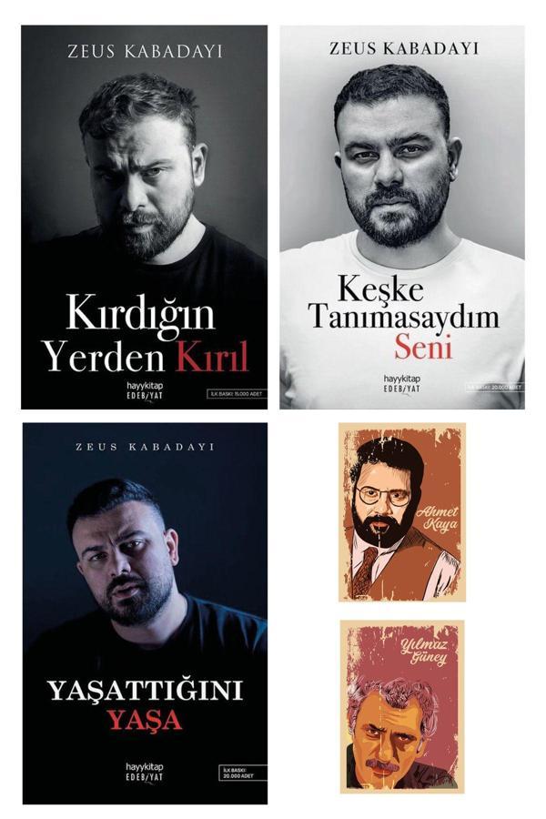Dara Yayınları Zeus Kabadayı - Keşke Tanımasaydım Seni - Kırdığın Yerden Kırıl - Yaşattığını Yaşa (2 Not Defterli) - Dara - Image 1