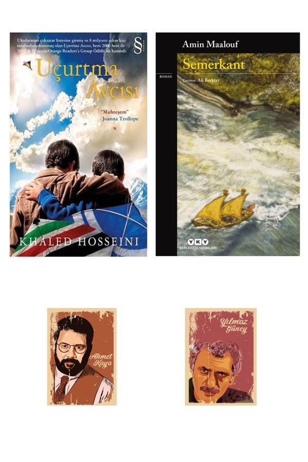 Everest Yayınları Uçurtma Avcısı Khaled Hosseini 9789752891456 Semerkant Amin Maalouf 9789750810039 Defterli Özel Seti - Everest Yayınları - Image 1
