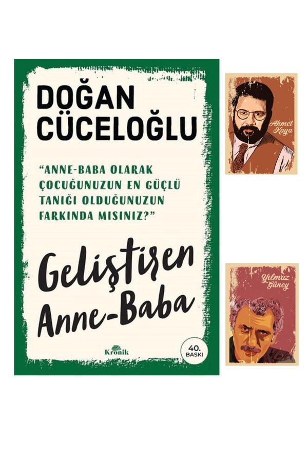 Dara Yayınları Geliştiren Anne Baba - Doğan Cüceloğlu - Kronik Kitap - Yılmaz Güney Ahmet Kaya Not Defter Seti - Dara - Image 1