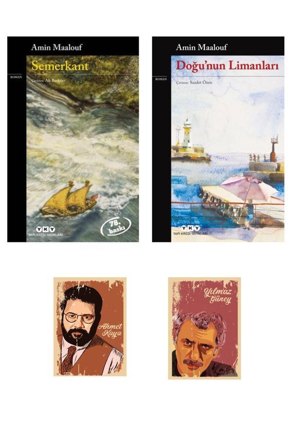 Dara Yayınları Semerkant - Doğu'Nun Limanları -Amin Maalouf Romanları Seti-Yky-Yılmaz Güney Ahmet Kaya Not Defterli - Dara - Image 1