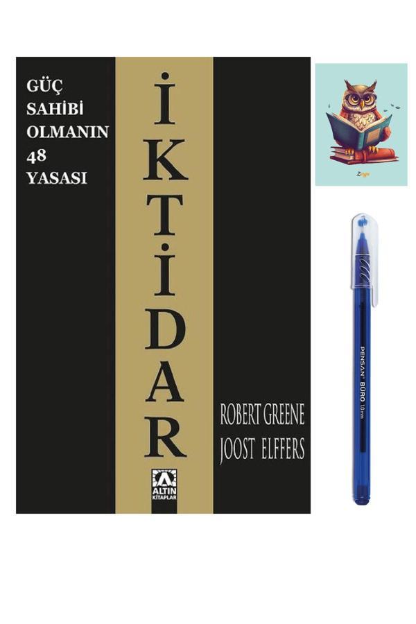 Dara Yayınları İktidar - Robert Greene - Altın Kitaplar - 9789752100831 (Kalem Ve Baykuş Resimli Not Defteri) - Dara - Image 1