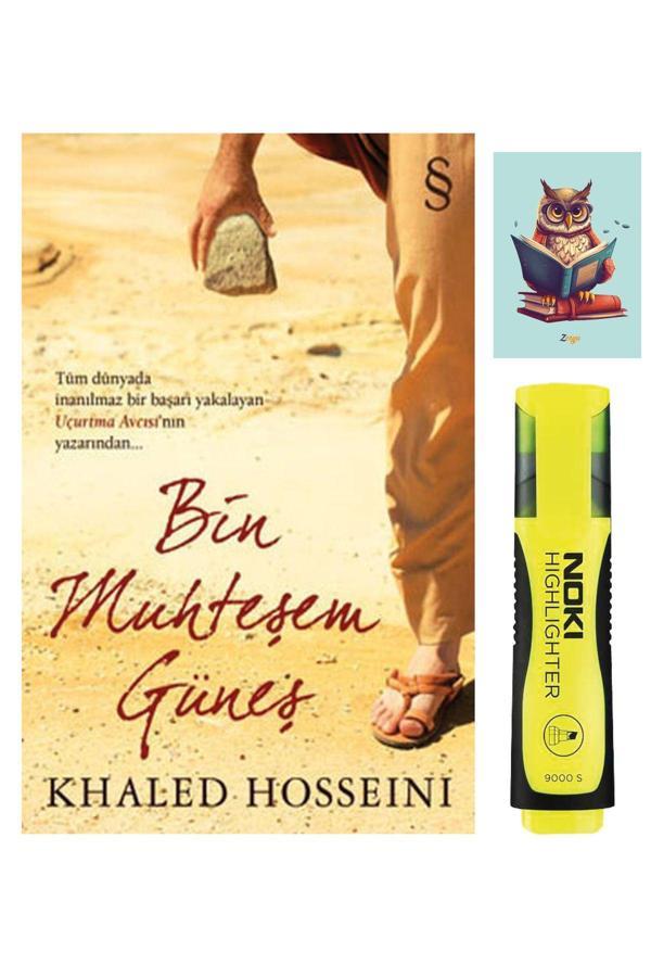 Everest Yayınları Bin Muhteşem Güneş - Khaled Hosseini 9789752894846 - Sarı Fosforlu Kalem - Not Defterli Seti - Everest Yayınları - Image 1